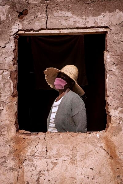 Contained by Letso Leipego, contemporary African artwork