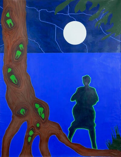 Ruddy Teeth Tree by Thebe Phetogo, contemporary African artwork