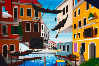 Regular Time: Venice by Raymond Fuyana, contemporary African artwork
