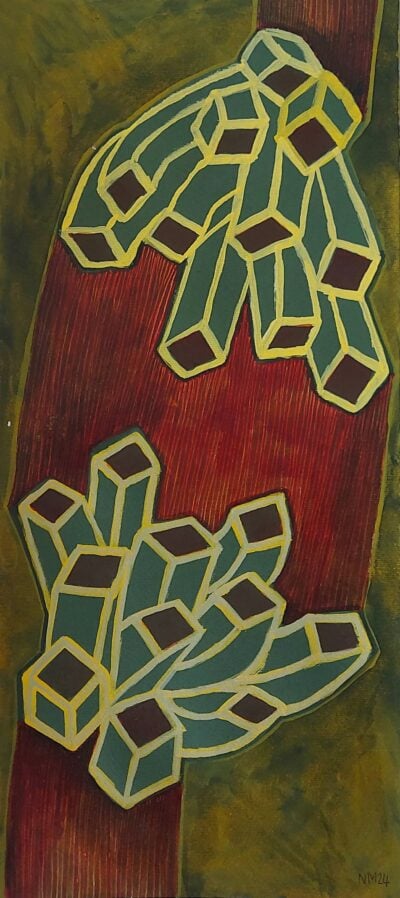 Reaching by Nicky Marais, contemporary African artwork